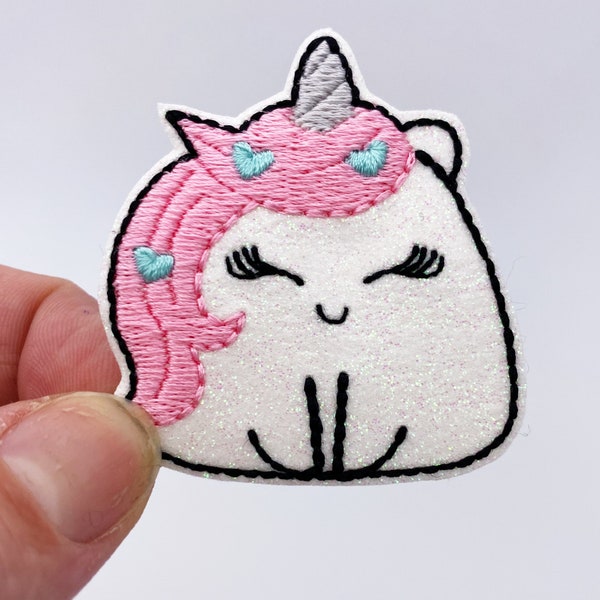 Chubby Unicorn Feltie Felties for Hairbows Coffee Cozies