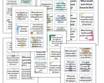 Personalized Icebreaker Printable Team Building Cards, Group or Family Vacation Game, Meeting Icebreaker, Class Game, Couples Game