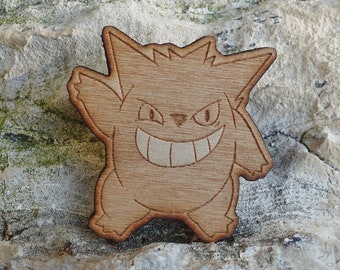 Gengar Wooden Pin