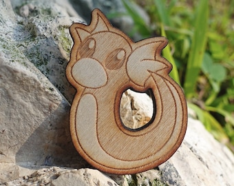 Dratini Wooden Pin