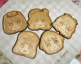 holoEN Wooden Pins (holoMyth)