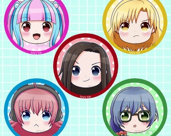 Bandori Buttons 1.5" (RAISE A SUILEN)