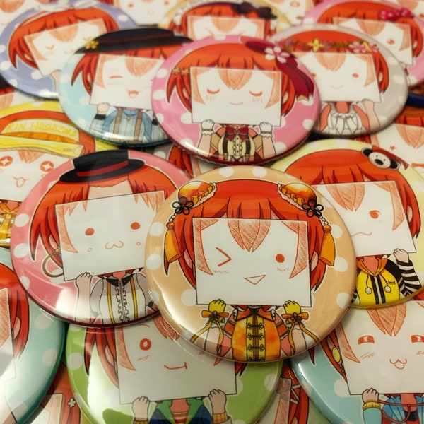 Love Live Buttons 2.25" (Rin Collection)