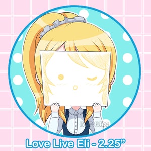 Love Live Buttons 2.25 muse Sign Face image 2