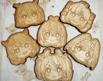 holoEN Wooden Pins (CouncilRyS)