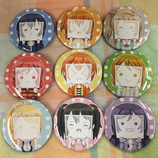 Love Live Buttons 2.25" (muse Sign Face)