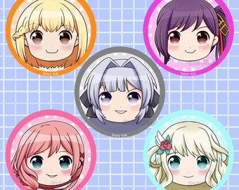 Revue Starlight Buttons 1.5" (Siegfeld Institute of Music)