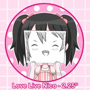 Love Live Buttons 2.25 muse Sign Face image 3