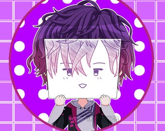 Holographic NIJISANJI EN Buttons 2.25