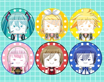 VOCALOID Buttons 2.25"