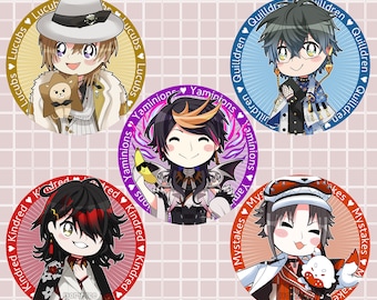 Holographic NIJISANJI EN Buttons 3" (Luxiem)