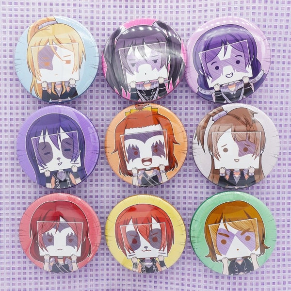 Love Live Buttons 2.25" (muse Metal)