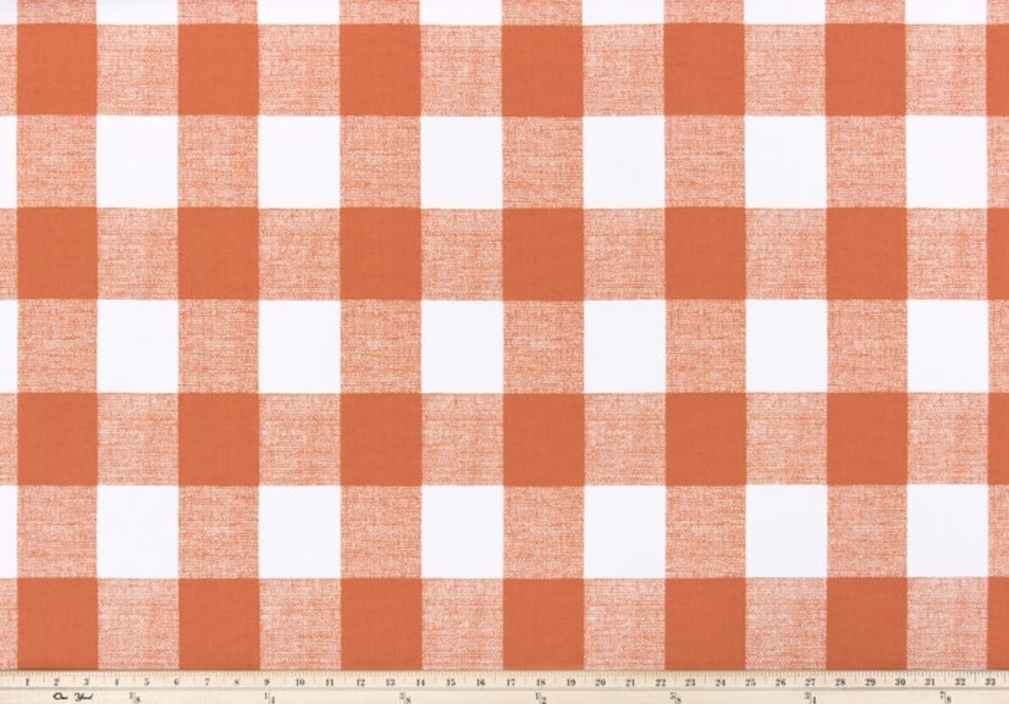 Buffalo Run Orange Fabric main image 0
