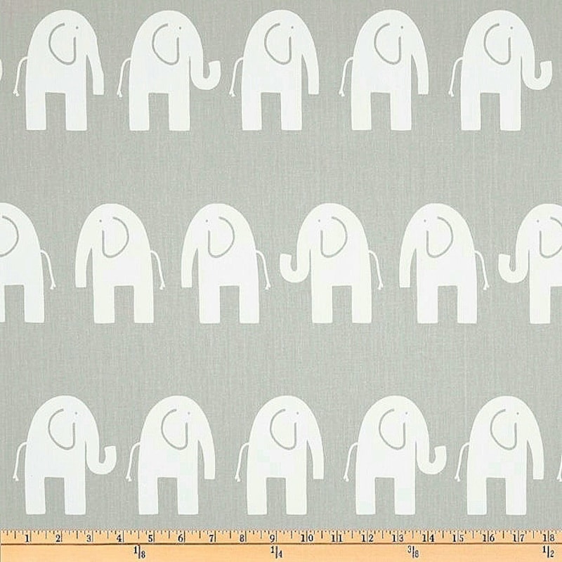 Elephant Gray Silk Organza Fabric main image 1