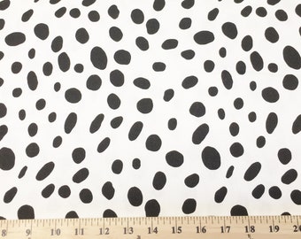 Spotted Fabric by the YARD Black White all Cotton Togo Home Decor Premier Prints dalmatian SHIPsFAST