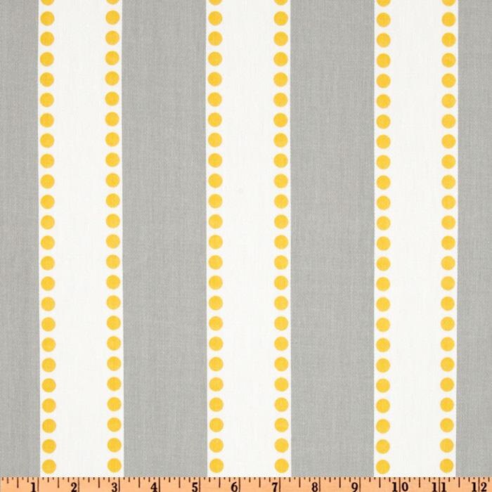 Grey Yellow Stripe Fabric By The Yard All Cotton Premier - Yellow Home Decor Fabric Grey Yellow Stripe Fabric By The Yard All Cotton Premier - Yellow Home Decor Fabric