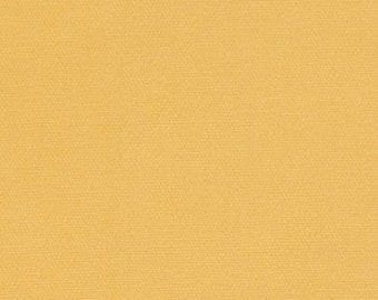 May include: A solid yellow fabric swatch. The fabric has a subtle texture.