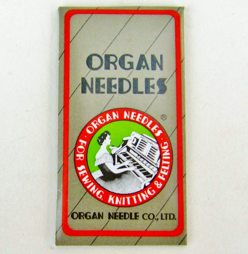 Sew Machine Needles Universal by the 10 pack new ORGAN brand home sewing Regular Point or Ball Point size 9 10 11 12 14 16 18
