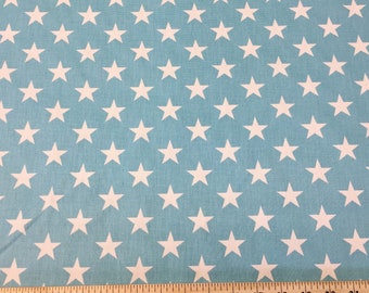 Blue Stars Fabric by the YARD all Cotton Coastal Home Decor Premier Prints SHIPsFAST
