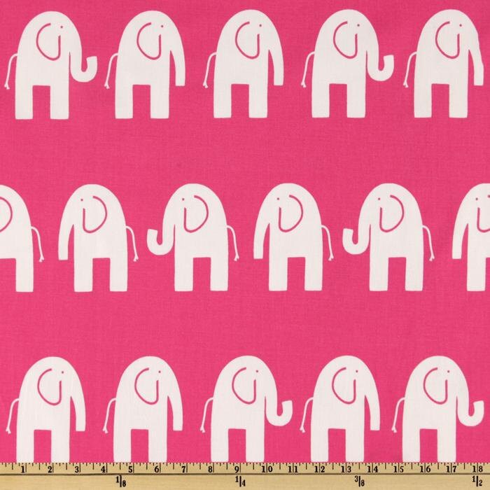Pink Elephant Fabric by the Yard Home Decor Premier Prints ele Etsy