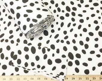 Spotted Fabric by the YARD BOLT or Sample Black White all Cotton Togo Home Decor Premier Prints SHIPsFAST