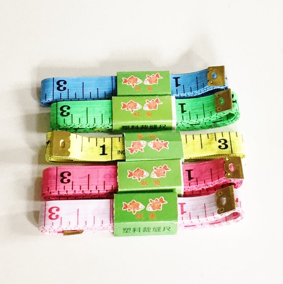Sewing Tape Measures Pink, Blue, Green, Purple 150cm 60 Long