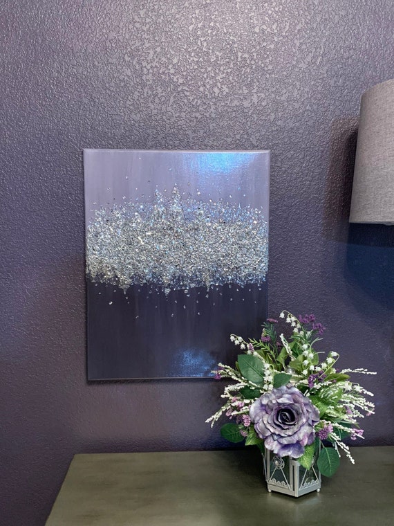 Shadow Original Acrylic Painting By Lisa Gates Embellished Acrylic Painting By Lisa Gates