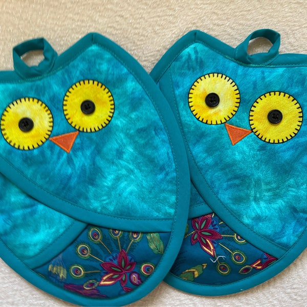 Owl Towel & Potholder Set main image 0