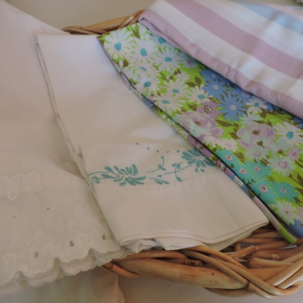 Vintage Pillowcases Etsy