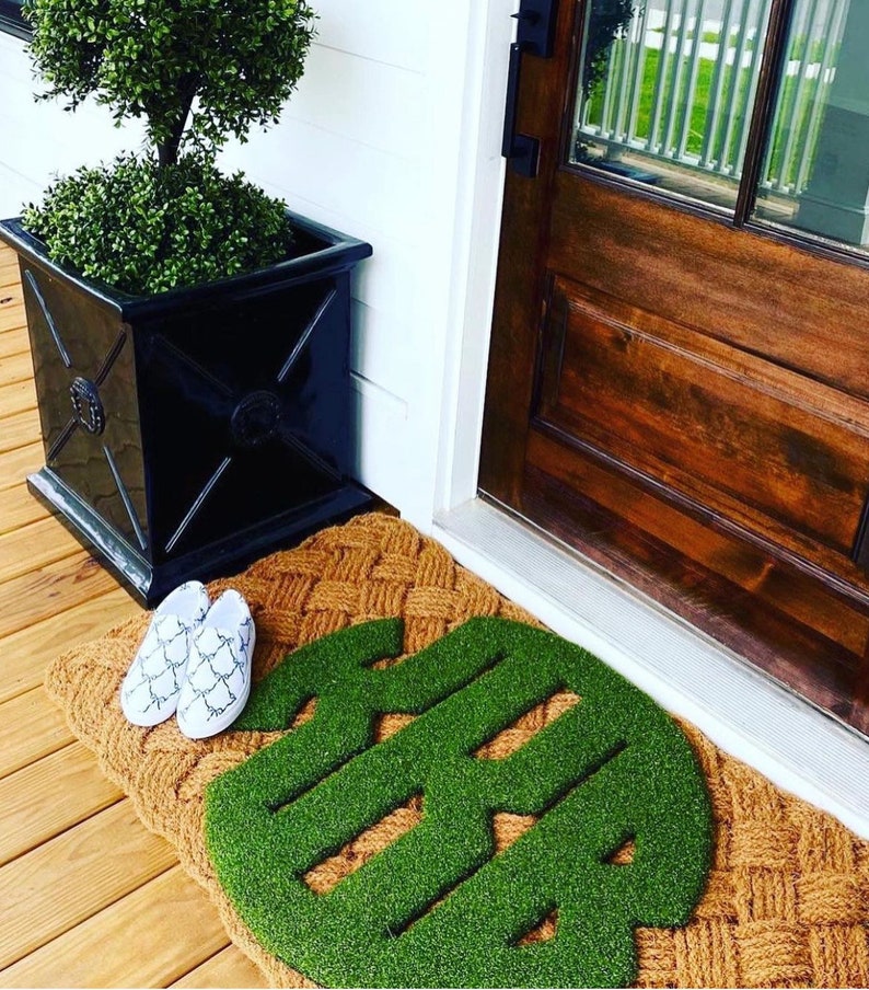 Monogrammed Door Mat