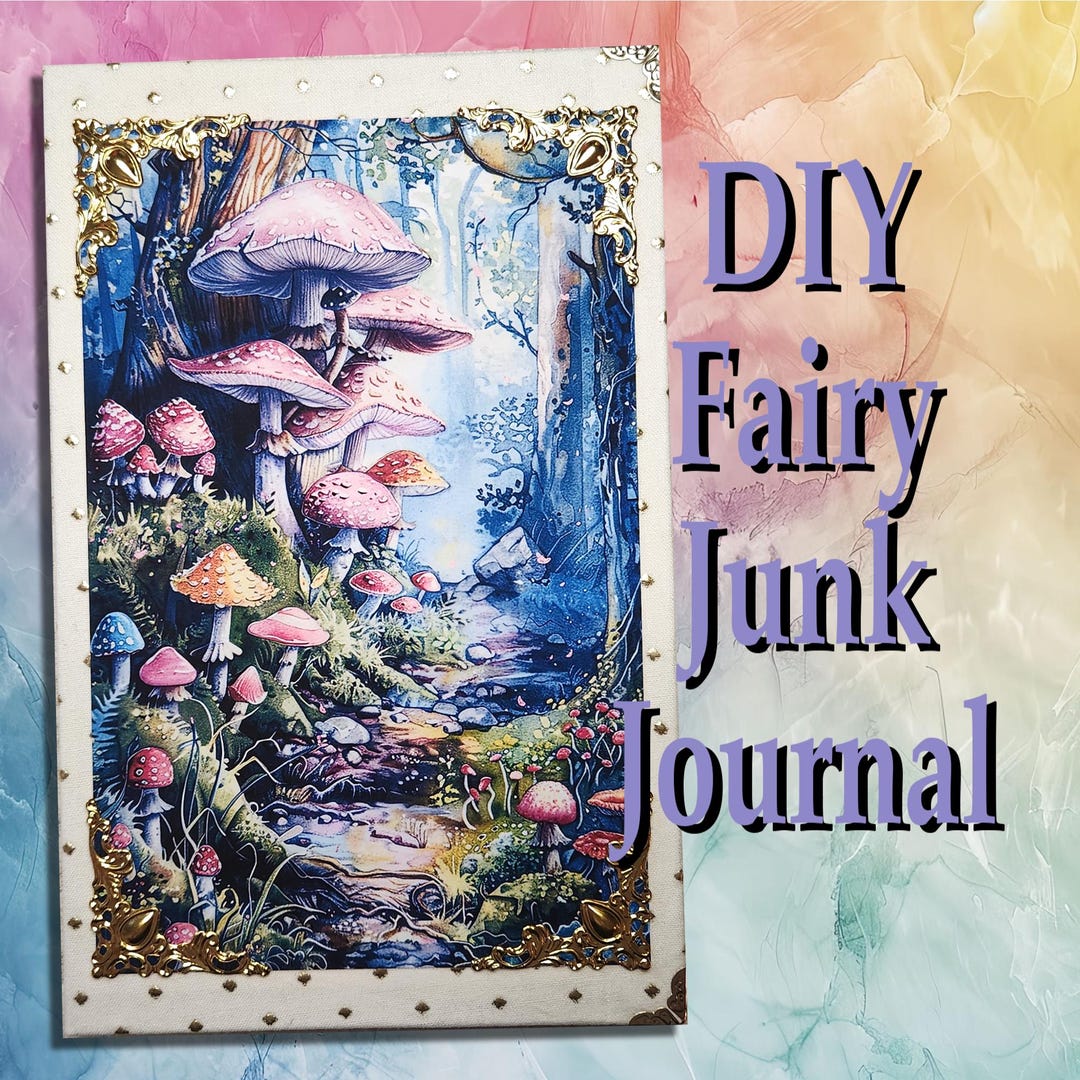 Handmade Fairy Garden Junk Journal Kit: Ephemera Starter Book - Etsy