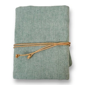 Knitting needle bag canvas mint mottled image 1