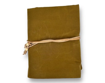 Knitting needle bag Dry Oil golden brown