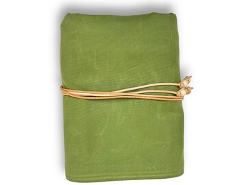 Knitting needle bag Dry Oil grass green