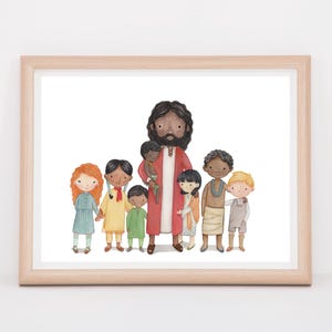PDF- Dark Skin Jesus with Children all over the world