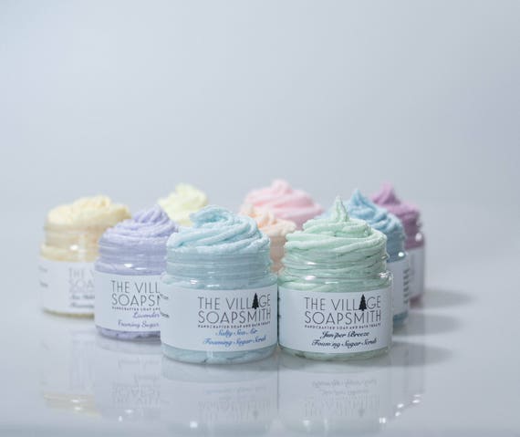 Foaming Sugar Scrub Whipped Sugar Scrub Foaming Body Scrub