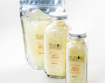 Mimosa Bath Soak, Bath Salts, Orange bath salts