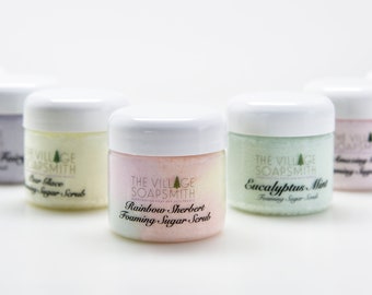 Foaming Sugar Scrub, Whipped Sugar Scrub, Foaming Body scrub, exfoliating scrub, Body Frosting