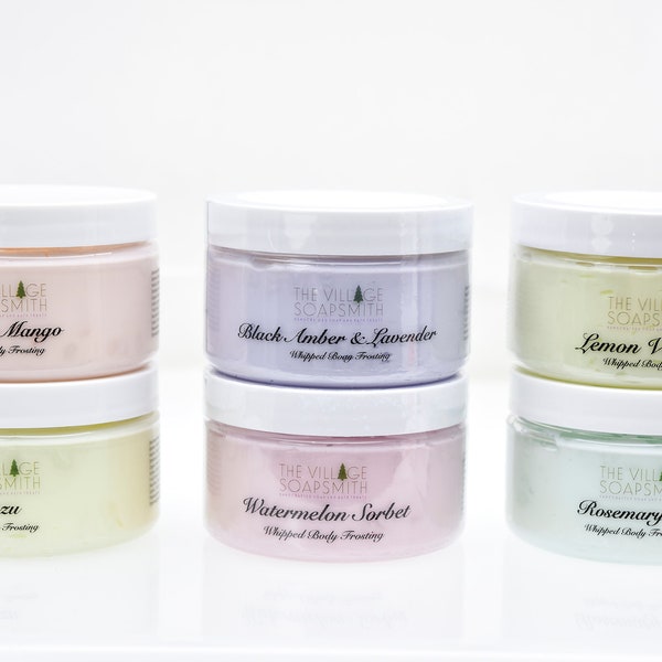 Whipped body frosting, body butter