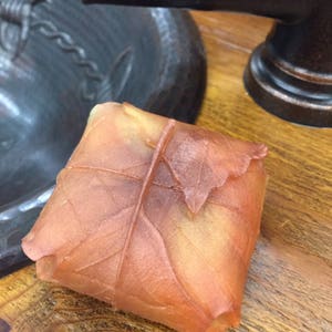 Beautiful Fall Leaf Soap, Decorative Soap, Orange Soap, Autumn Soap, Leaf Shaped Soap