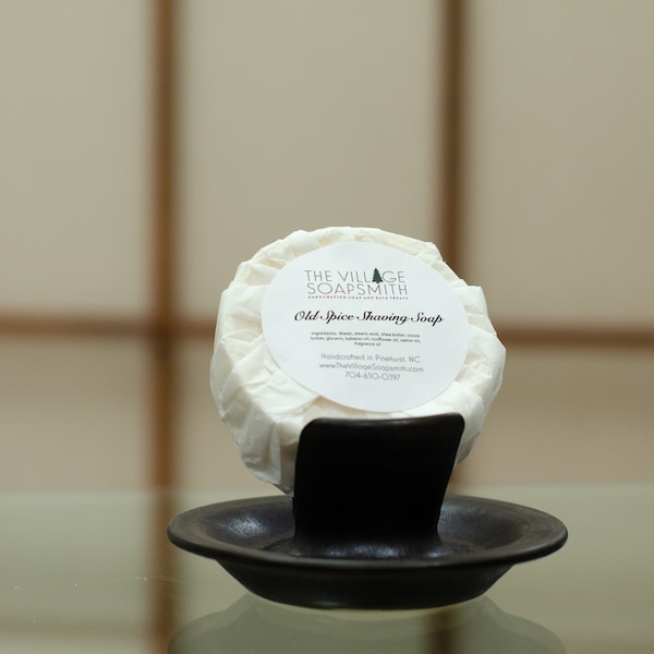 Old Spice (type) Shaving Soap - Shave Soap - Mens Shaving Soap - Gift for Him - Wet Shaving - Shave Puck - Natural Shave