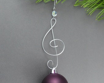 Christmas Ornament Hooks Clear Acrylic Silver Beaded Wire Ornament Hooks  Units of 20, 40, 60 Pcs Multiple Options 3526D 