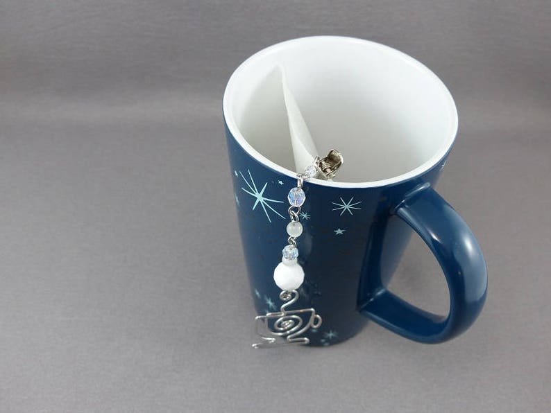 THREE Tea Bag Steepers tea Bag Holder Clip With Silver Tea Etsy