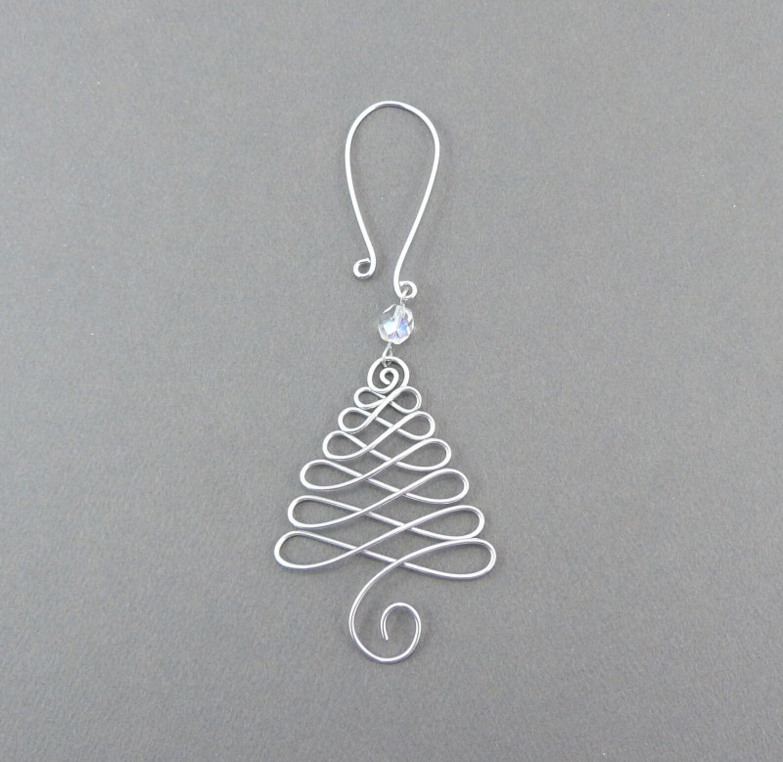 Christmas Tree Ornament Hangers Wire Christmas Ornament Etsy