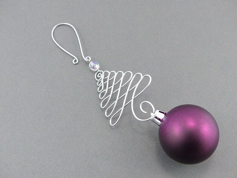 Christmas Tree Ornament Hangers Wire Christmas Ornament Etsy