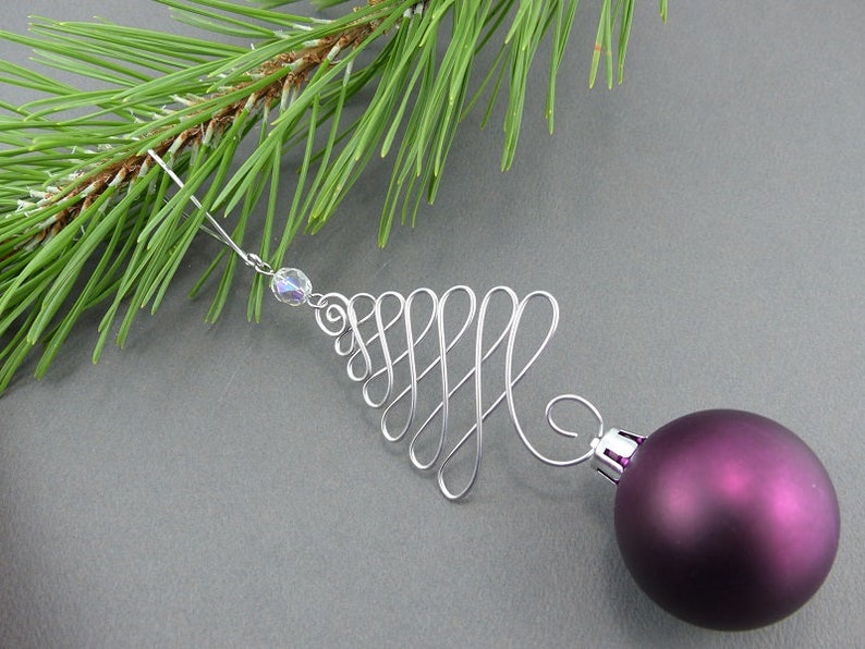 Christmas Tree Ornament Hangers Wire Christmas Ornament Etsy
