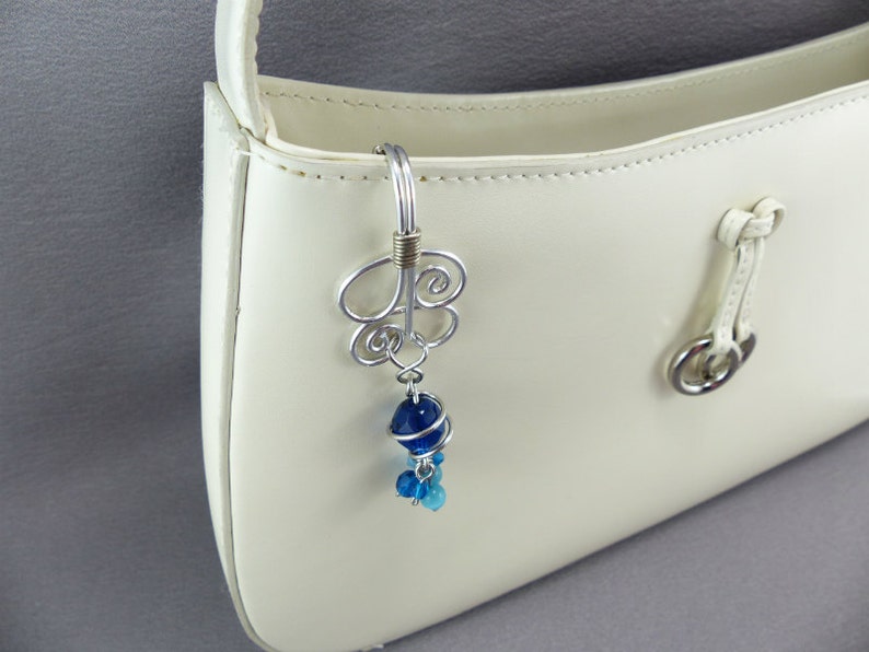 Key Finder Keychain Purse Charm With Detachable Key Ring Purse Etsy