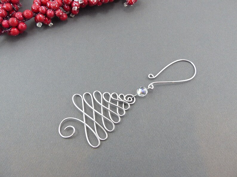 Christmas Tree Ornament Hangers Wire Christmas Ornament Etsy