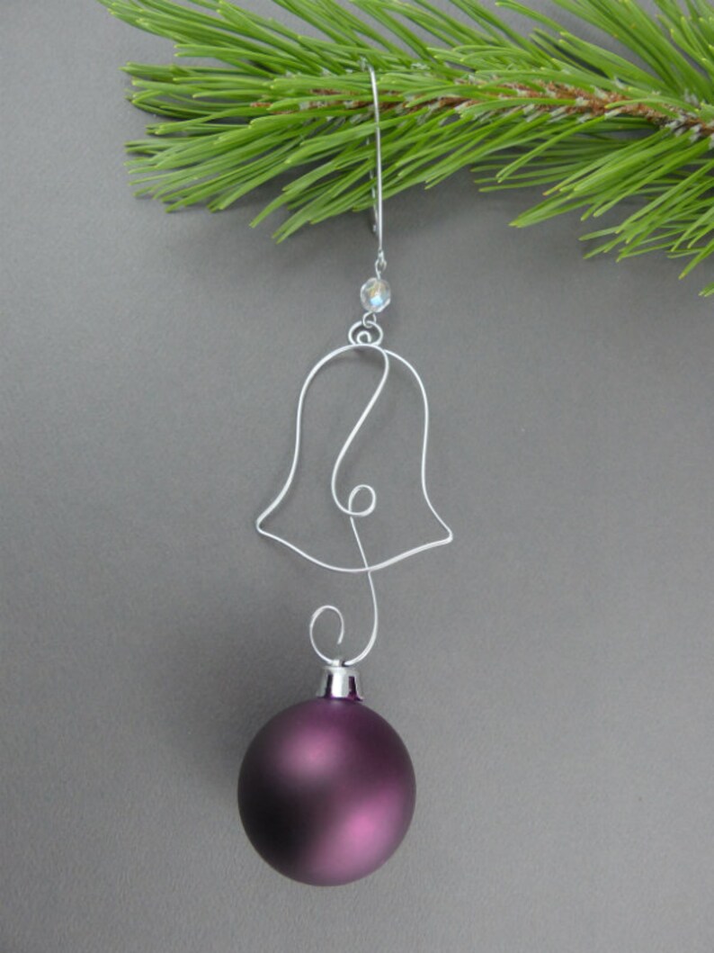 Bell Christmas Tree Ornament Hooks Wire Christmas Ornament Etsy