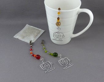 Wire Tea Bag Steeper Holder – Beaded Loose Leaf Tea Clip